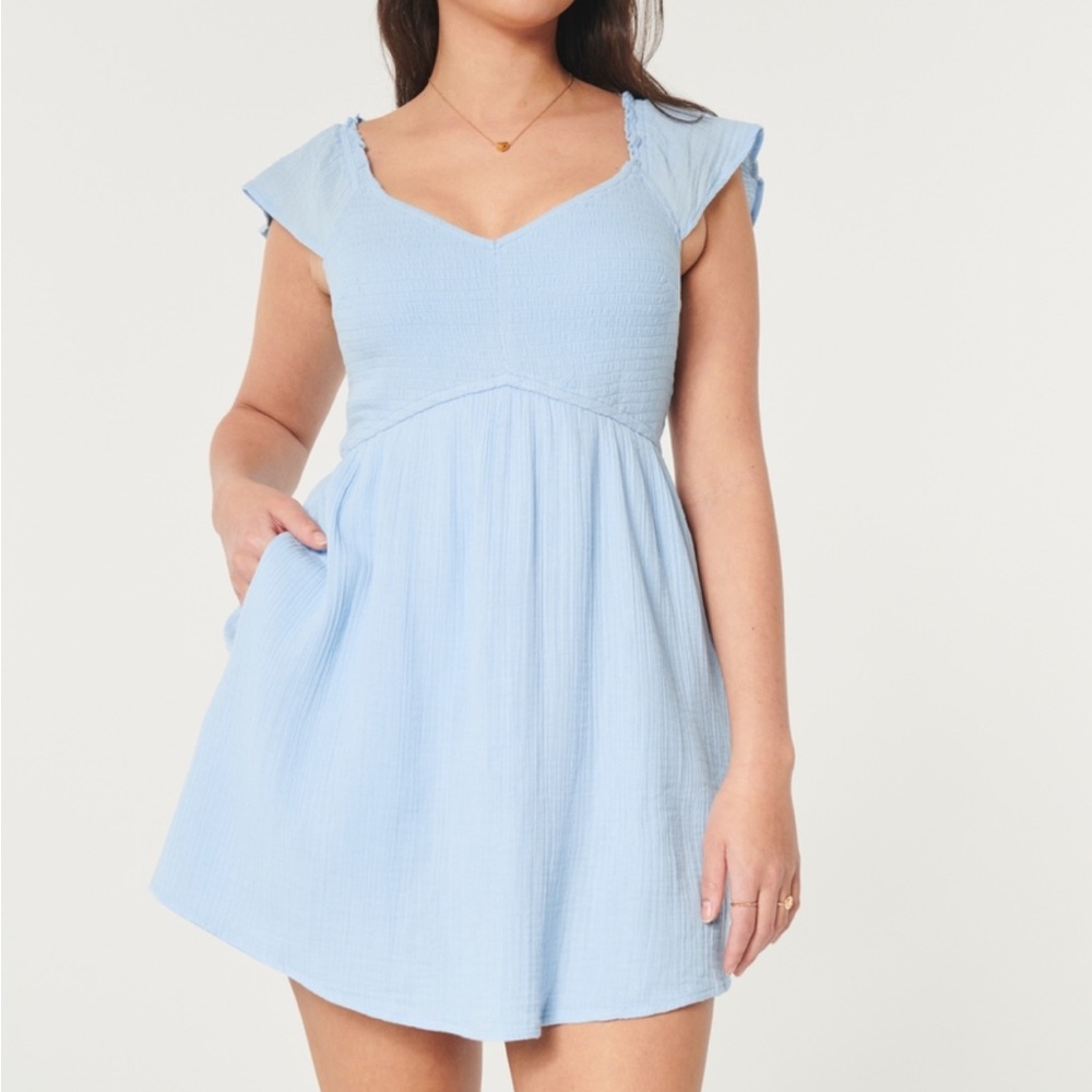 Hollister Light Blue Women's Skort Dress